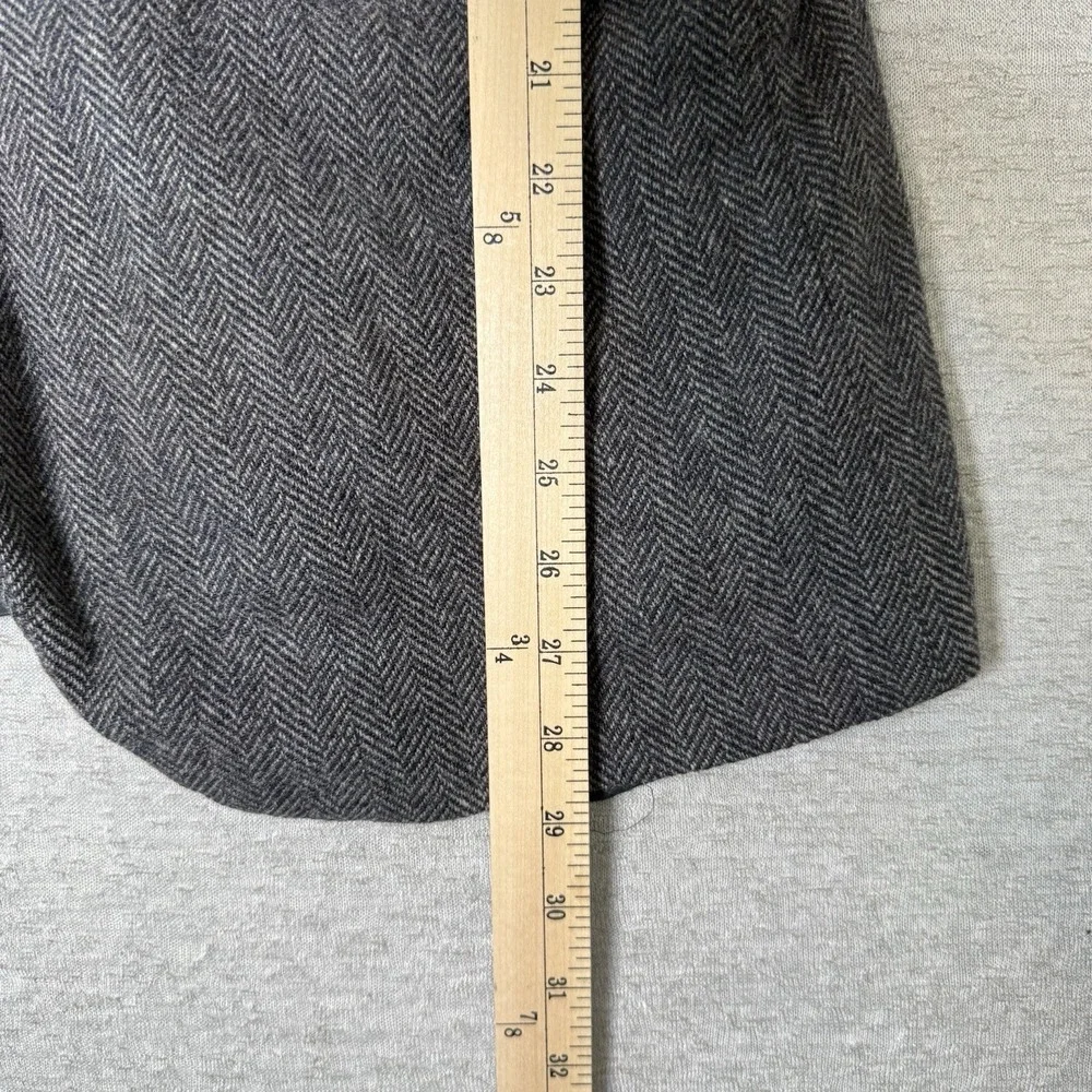Vintage American Trend Men's Blazer Sport Coat 44R Gray Tweed Lambswool USA Made